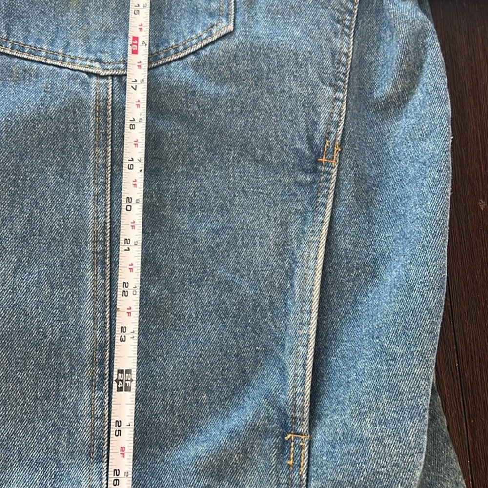 Goofy Hand painted Denim classic Trucker Style Blue Jean Jacket. Size 2XL - Picture 6 of 7